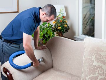 Upholstery cleaning in Double Oak by Black Belt Floor Care